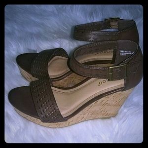 Bamboo Brown Wedges